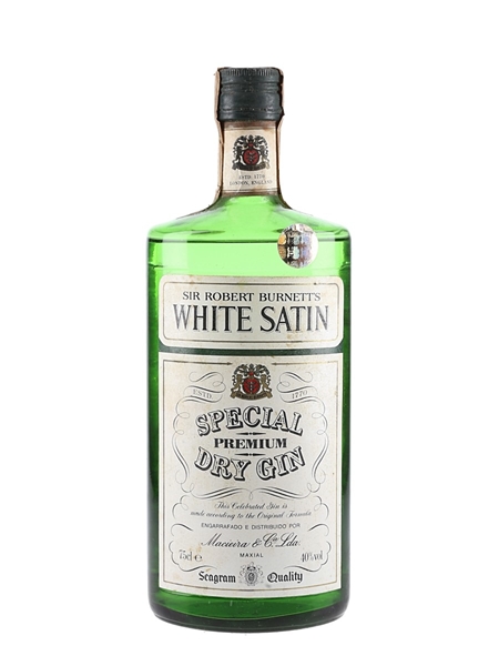 Sir Robert Burnett's White Satin Gin Bottled 1980s - Macieira & CA. Lda 75cl / 40%