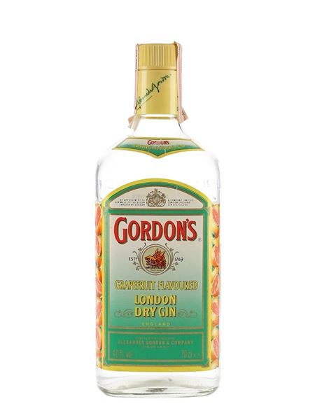 Gordon's Grapefruit Dry London Gin Bottled 1990s 70cl / 40%