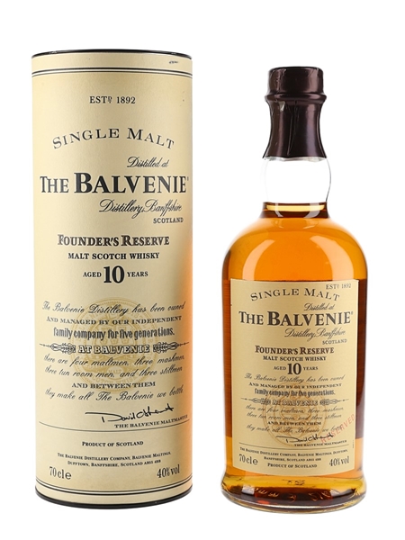 Balvenie 10 Year Old Founder's Reserve 70cl / 40%