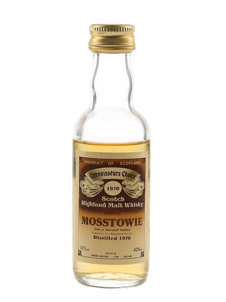 Mosstowie 1970 Connoisseurs Choice Bottled 1980s - Gordon & MacPhail 5cl / 40%