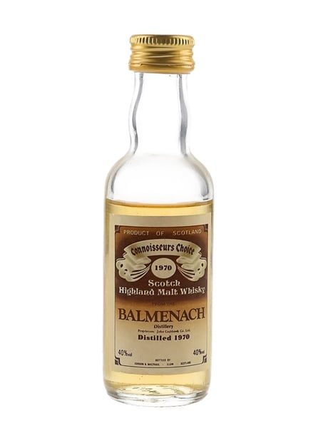 Balmenach 1970 Connoisseurs Choice Bottled 1980s - Gordon & MacPhail 5cl / 40%