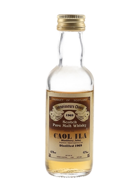 Caol Ila 1969 Connoisseurs Choice Bottled 1980s - Gordon & MacPhail 5cl / 40%