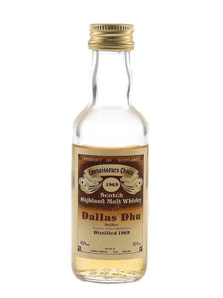 Dallas Dhu 1969 Connoisseurs Choice Bottled 1980s - Gordon & MacPhail 5cl / 40%