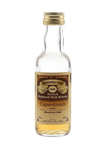 Caperdonich 1968 Connoisseurs Choice Bottled 1980s - Gordon & MacPhail 5cl / 40%