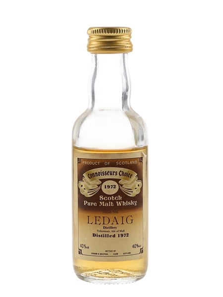 Ledaig 1972 Connoisseurs Choice Bottled 1980s - Gordon & MacPhail 5cl / 40%