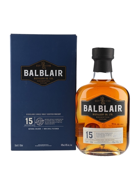 Balblair 15 Year Old  70cl / 46%