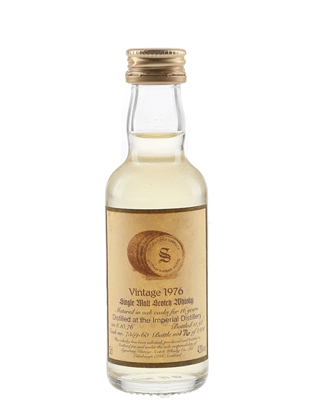 Imperial 1976 16 Year Old Bottled 1992 - Signatory Vintage 5cl / 43%