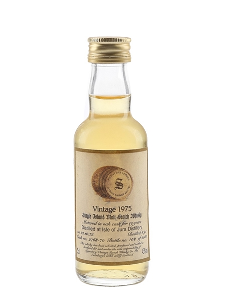 Isle of Jura 1975 19 Year Old Bottled 1995 - Signatory Vintage 5cl / 43%