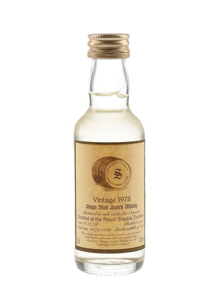 Royal Brackla 1978 14 Year Old Bottled 1993 - Signatory Vintage 5cl / 43%