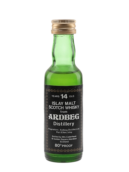 Ardbeg 14 Year Old Bottled 1970s - Cadenhead's 5cl / 46%