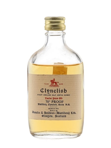 Clynelish 12 Year Old Bottled 1960s-1970s 5cl / 40%