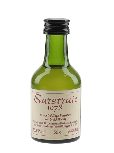 Barstruie 1978 15 Year Old The Whisky Connoisseur 5cl / 54.8%