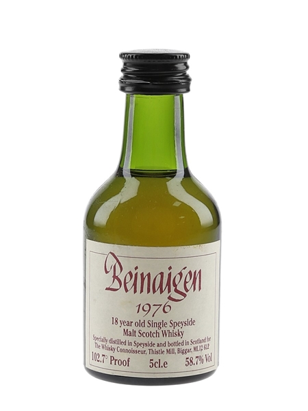 Beinaigen 1976 18 Year Old The Whisky Connoisseur 5cl / 58.7%