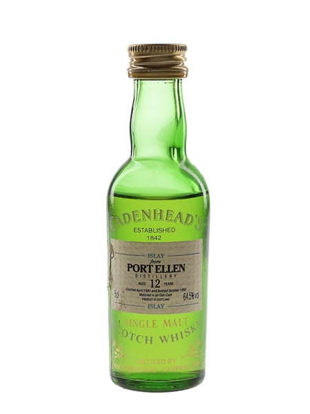 Port Ellen 1981 12 Year Old Bottled 1993 - Cadenhead's 5cl / 64.5%