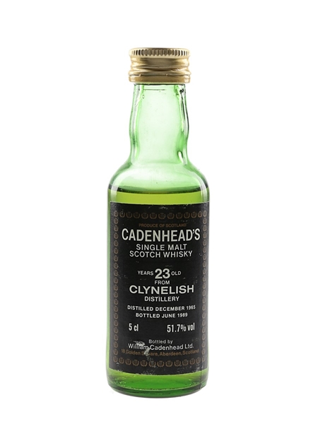 Clynelish 1965 (Brora) 23 Year Old Bottled 1989 - Cadenhead's 5cl / 51.7%