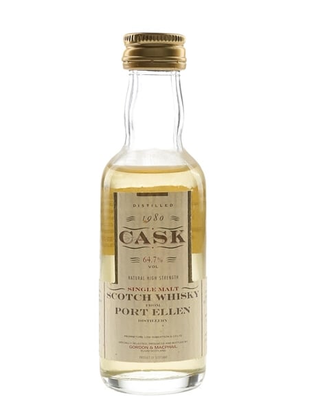 Port Ellen 1980 Cask Strength Bottled 1995 - Gordon & MacPhail 5cl / 64.7%