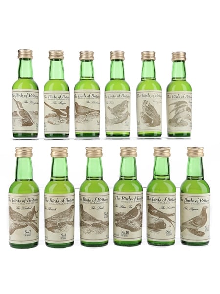 The Birds Of Britain The Whisky Connoisseur - Thomas Bewick 12 x 5cl / 40%