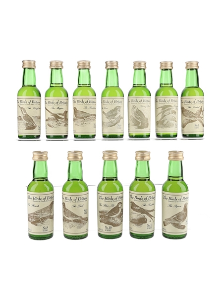 The Birds Of Britain The Whisky Connoisseur - Thomas Bewick 12 x 5cl / 40%