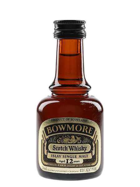 Bowmore 12 Year Old Bottled 1980s 5cl / 43%