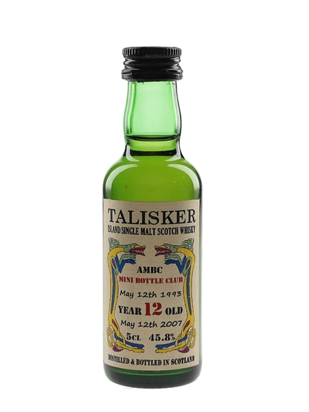 Talisker 1993 12 Year Old Mini Bottle Club Bottled 2007 5cl / 45.8%