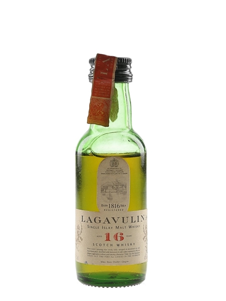 Lagavulin 16 Year Old Bottled 1980s-1990s - White Horse Distillers 5cl / 43%