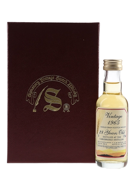 Carsebridge 1965 28 Year Old Bottled 1994 - Signatory Vinatge 5cl / 57.8%