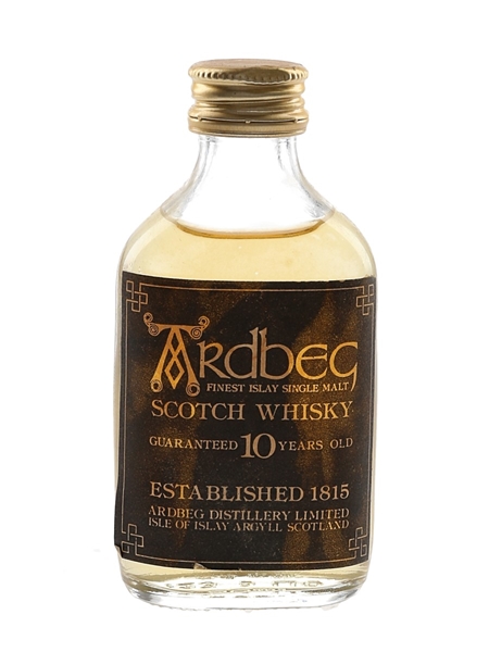 Ardbeg 10 Year Old Bottled 1970s 5cl