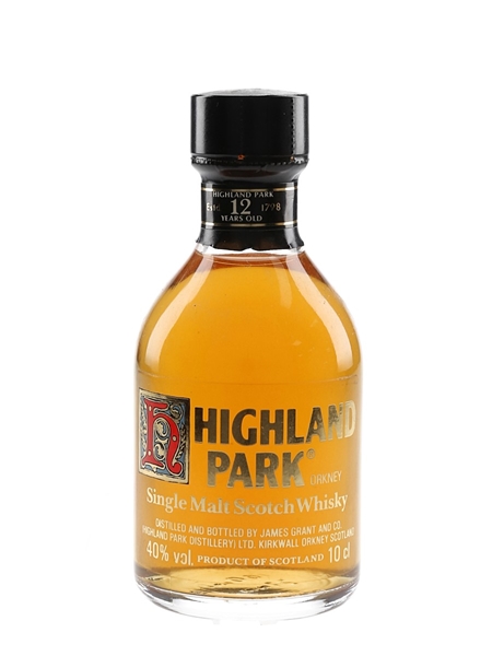 Highland Park 12 Year Old Bottled 1980s 10cl / 40%