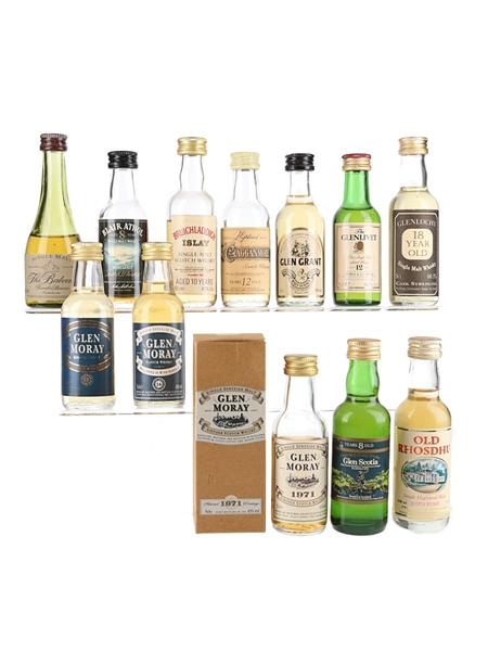 Assorted Single Malt Scotch Whisky  12 x 5cl