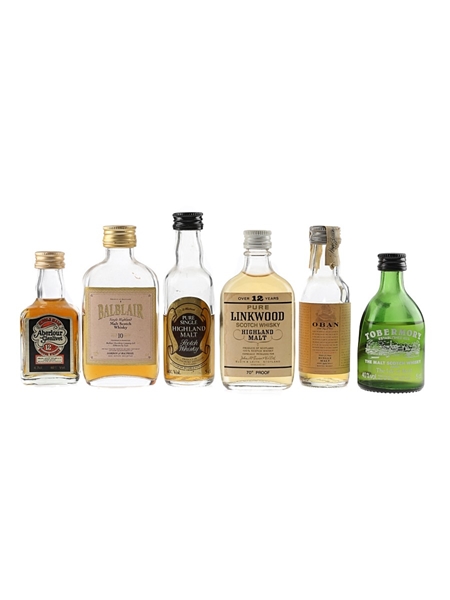 Assorted Single Malt Scotch Whisky  6 x 5cl