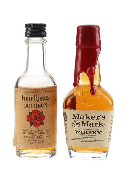 Four Roses & Maker's Mark  2 x 5cl