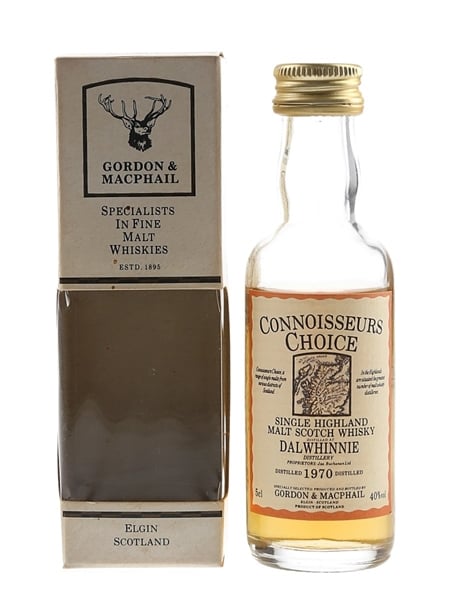 Dalwhinnie 1970 Connoisseurs Choice Bottled 1980s-1990s - Gordon & MacPhail 5cl / 40%