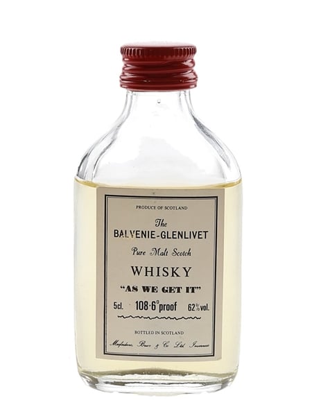 Balvenie Glenlivet As We Get It Macfarlane, Bruce & Co. 5cl / 62%