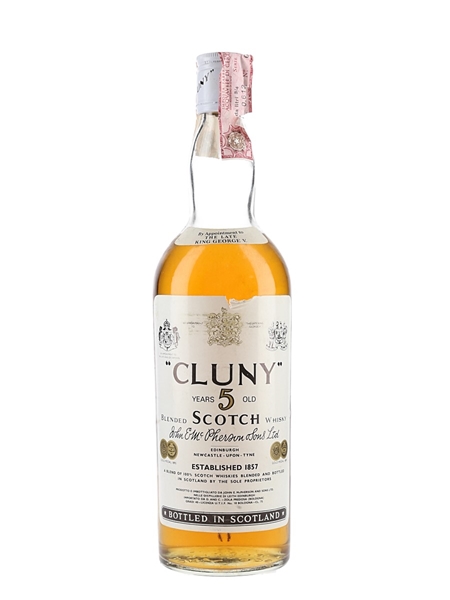 Cluny 5 Year Old Bottled 1970s - D & C 75cl / 40%