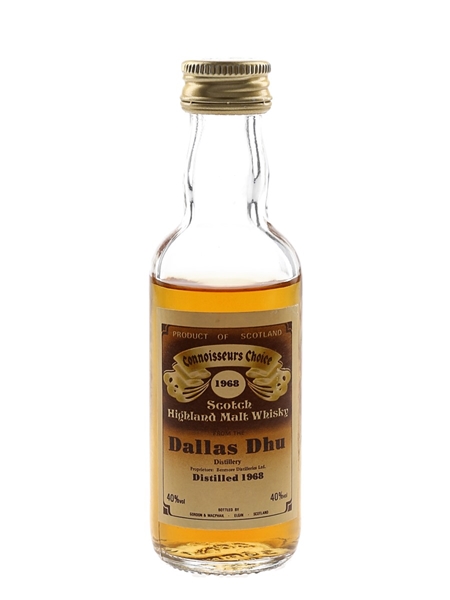 Dallas Dhu 1968 Connoisseurs Choice Bottled 1980s - Gordon & MacPhail 5cl / 40%