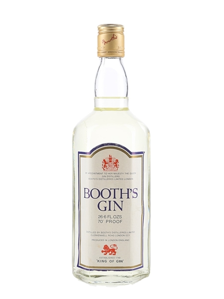 Booth's Gin Bottled 1970s 75.7cl / 40%