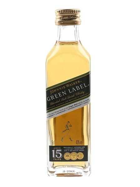 Johnnie Walker 15 Year Old Pure Malt Green Label Chinese Market 5cl / 43%