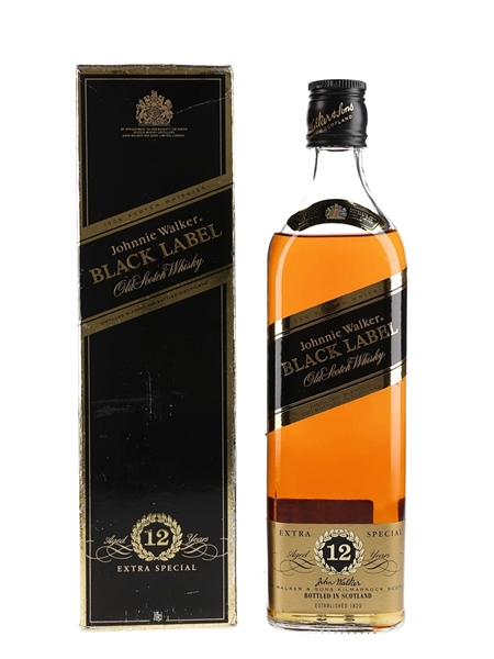 Johnnie Walker Black Label 12 Year Old Bottled 1990s 70cl / 40%