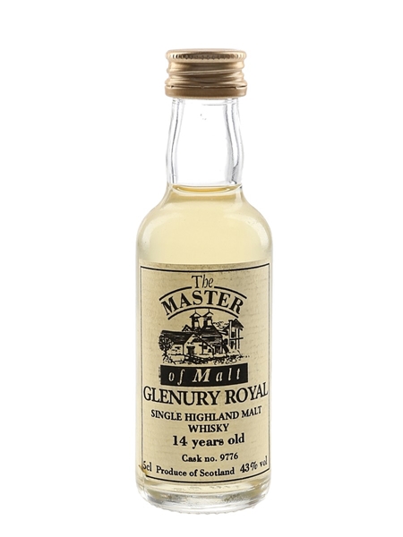 Glenury Royal 14 Year Old Cask 9776 Master Of Malt 5cl / 43%