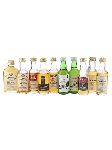 Assorted Single Malt Scotch Whisky  10 x 5cl