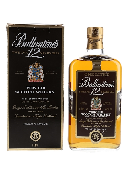 Ballantine's 12 Year Old Bottled 1980s 100cl / 43%