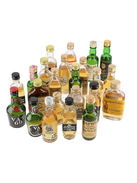 Assorted Blended Scotch Whisky Bottled 1960s-1970s 23 x 5cl