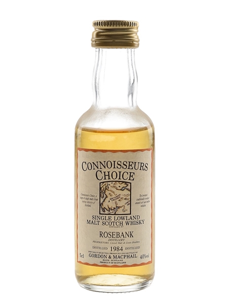 Rosebank 1984 Connoisseurs Choice Bottled 1990s - Gordon & MacPhail 5cl / 40%