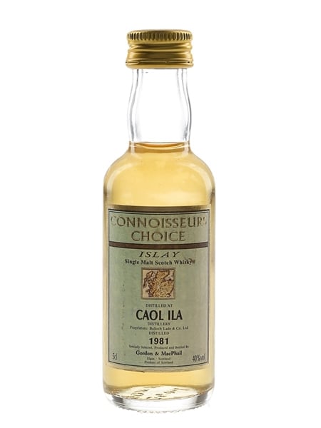 Caol Ila 1981 Connoisseurs Choice Bottled 1990s - Gordon & MacPhail 5cl / 40%