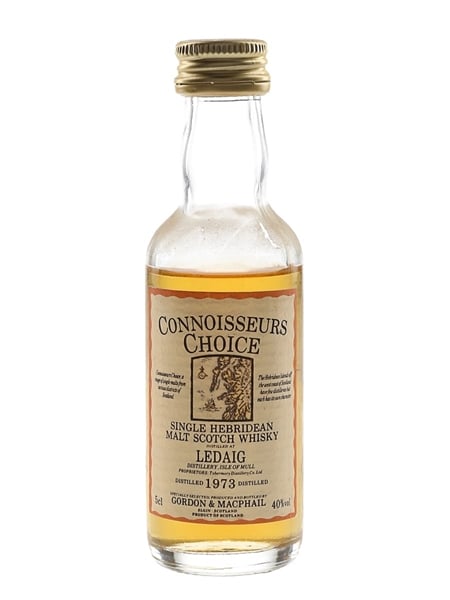 Ledaig 1973 Connoisseurs Choice Bottled 1980s-1990s - Gordon & MacPhail 5cl / 40%