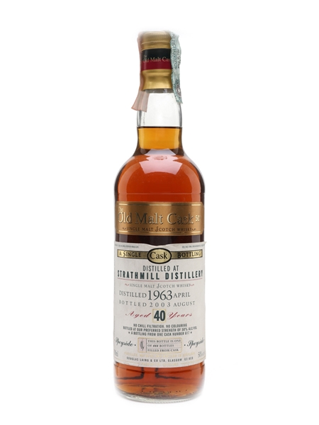 Strathmill 1963 40 Year Old The Old Malt Cask Bottled 2003 - Douglas Laing 70cl / 50%