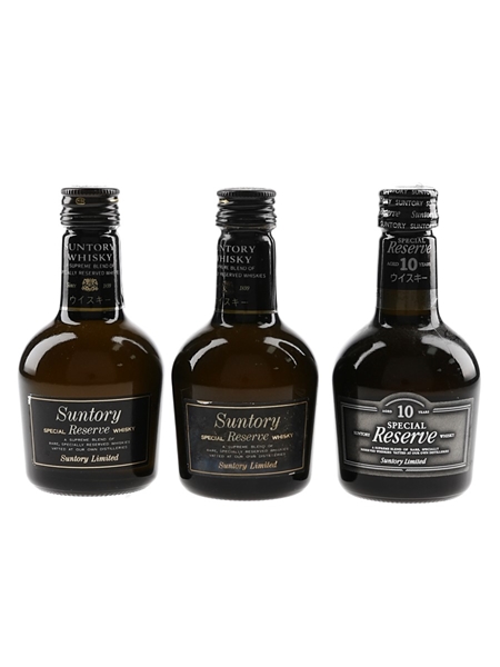 Suntory Special Reserve 10 Years 3本セット Suntory Special Reserve & Special Reserve 10 Year Old - Lot