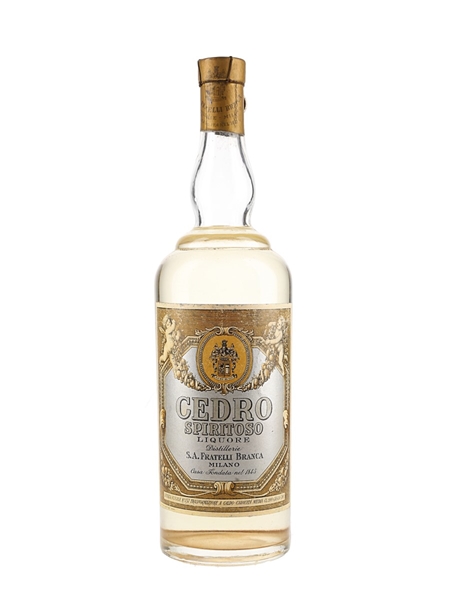 Fratelli Branca Cedro Spiritoso Liquore Bottled 1950s 100cl / 28%