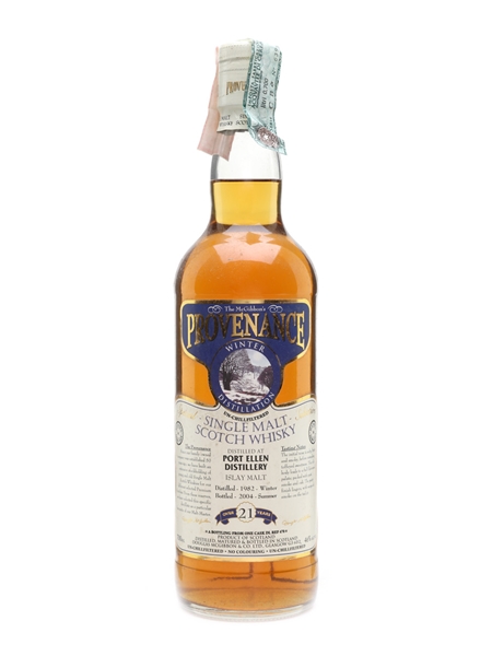 Port Ellen 1982 Provenance 21 Year Old - McGibbon's 70cl / 46%