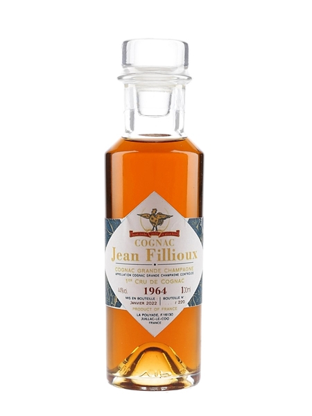 Jean Fillioux 1964 Grande Champagne Cognac Bottled 2022 - 1er Cru 10cl / 44%